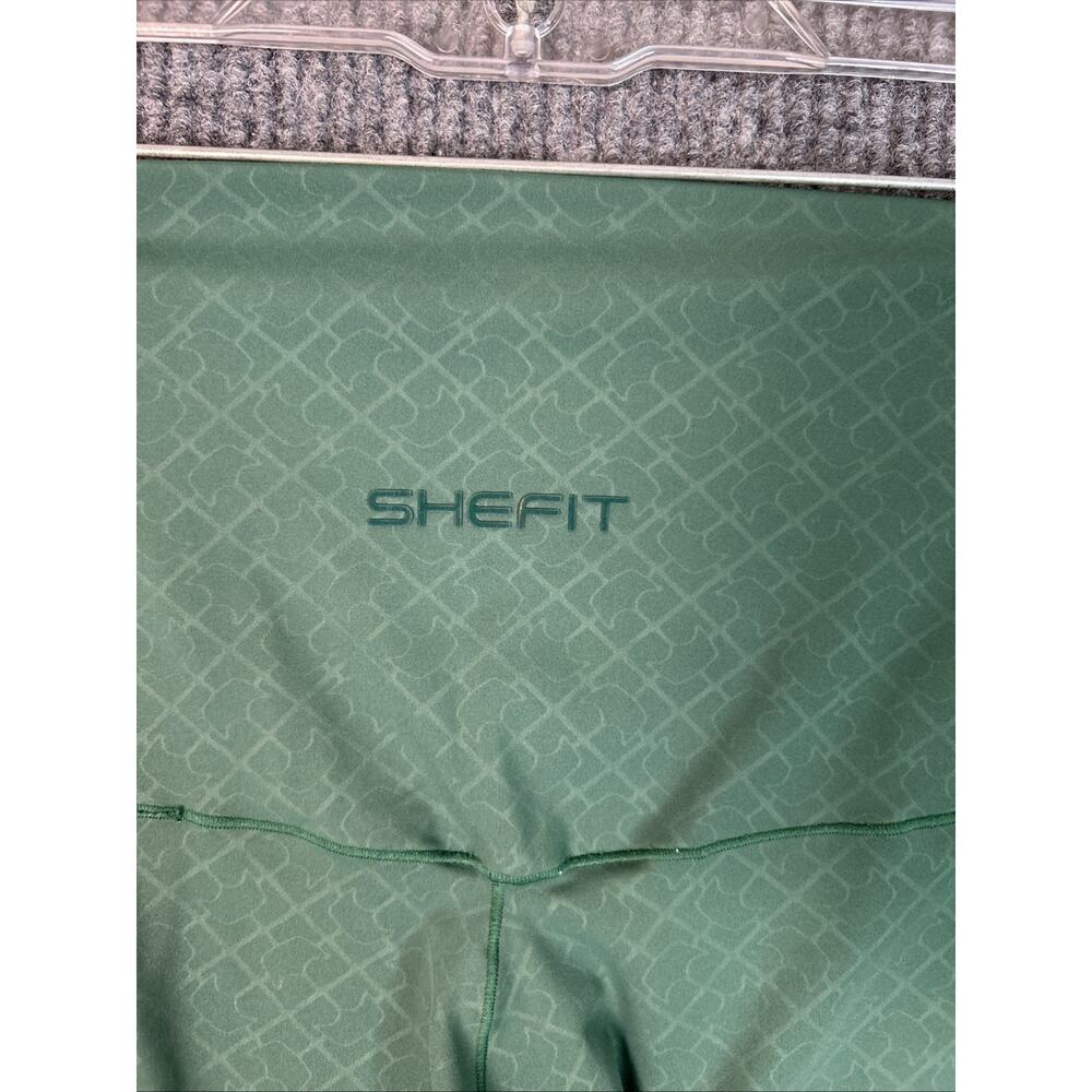 She Fit Womens Boss Leggings Sz 1 Luxe 16 Green Sculpting Athleisure Sculpting - Picture 3 of 8